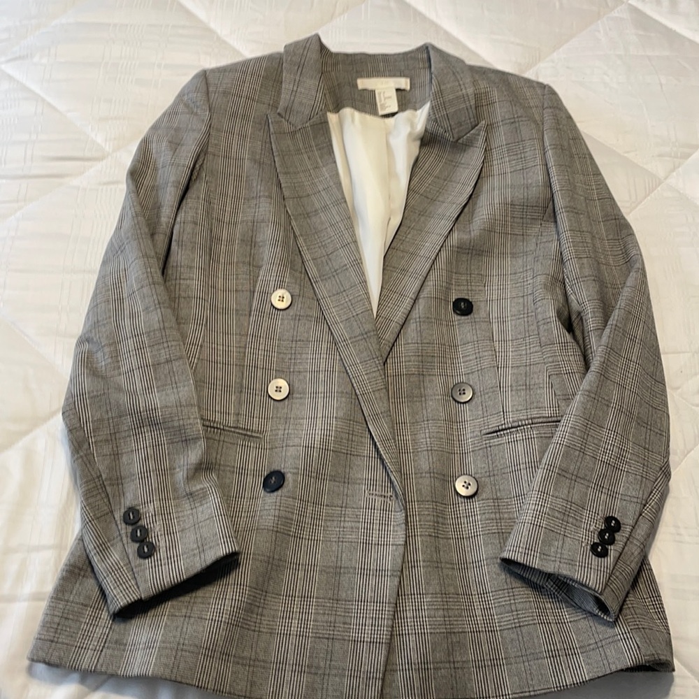 H&M Plaid Blazer